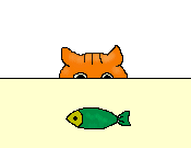Cat stealing fish